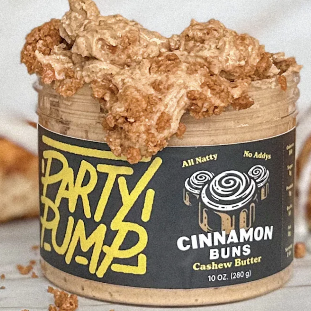 Cinnamon Bun Protein Cashew Butter