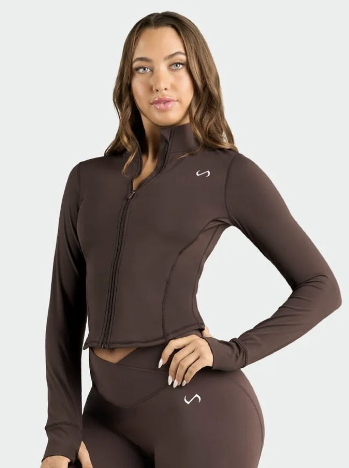 Tempo Cropped Zip Up Jacket